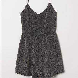 Silver romper